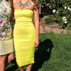 Elegant Yellow Dress